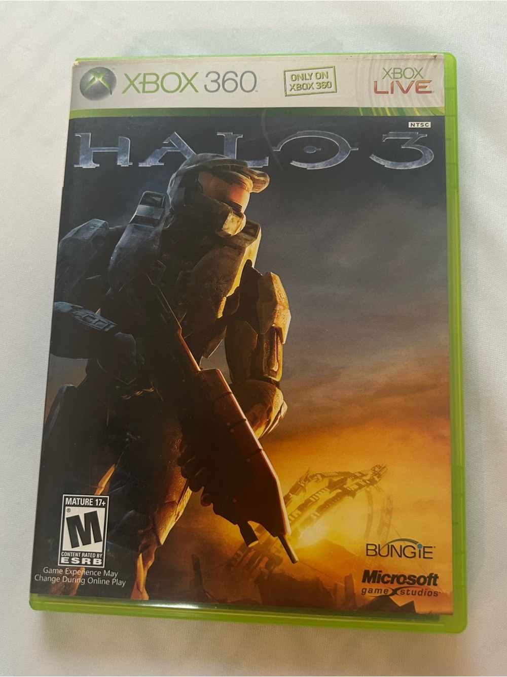 Microsoft Xbox 360 Halo 3 - Green and Orange Cover Art